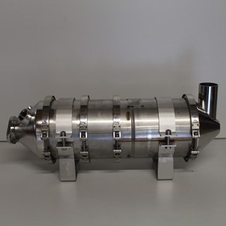 Image sur FILTRE à particules System CRT 1.8CS en métal fritté axial-radial. Incl. dans le prix de vente une bride de montage 50/60mm au choix, avec joint.