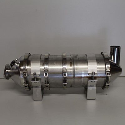 Image de FILTRE à particules System CRT 1.8CS en métal fritté axial-radial. Incl. dans le prix de vente une bride de montage 50/60mm au choix, avec joint.