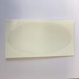 Image sur Feuille de protection transparente pour autocollant de SERVICE Clean-life ovale, 162x84 mm 