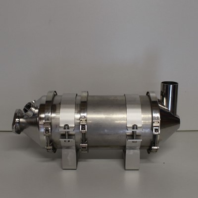Image de FILTRE à particules System CRT 1.2CS en métal fritté axial-radial. Incl. dans le prix de vente une bride de montage 50/60mm au choix, avec joint.