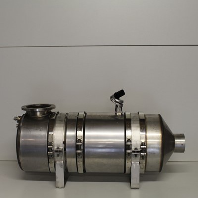 Image de SMF-AR 8.1m² système clean-life , filtre en métal fritté radial-axial 24 volt. Indicateur de niveau incl. Incl. dans le prix de vente une bride de montage 80/100/125 mm au choix avec joint.