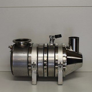 Bild von SMF-AR System 5.4 m² radial-radial 24 Volt mit ECU-Steuerung. Der Einkaufspreis beinhaltet ein Messrohr (Venturi) 100mm und eine Anschlussflansch nach Wahl, 80/100/125 mm inkl. Dichtung.