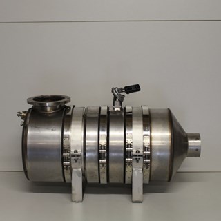 Bild von SMF-AR System 5.4 m² radial-axial 24 Volt mit ECU-Steuerung. Der Einkaufspreis beinhaltet ein Messrohr (Venturi) 100mm und eine Anschlussflansch nach Wahl, 80/100/125 mm inkl. Dichtung.