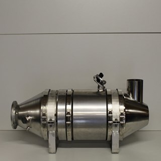 Bild von SMF-AR System 8.1m² axial-radial 24 Volt mit ECU-Steuerung. Der Einkaufspreis beinhaltet ein Messrohr (Venturi) 100mm und eine Anschlussflansch nach Wahl, 80/100/125 mm, inkl. Dichtung.