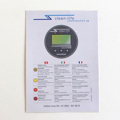 Bild von Alarmkleber ECU Service-Check,Nettopreis!