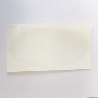 Bild von Abdeckung Servicekleber clean-life oval, transparent 162x84 mm 