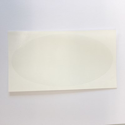Bild von Abdeckung Servicekleber clean-life oval, transparent 162x84 mm 