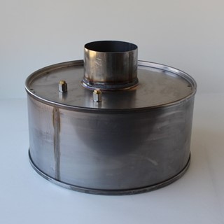 Bild von D-9163 Ausgang Axial 15", Anschlussrohr AD 129mm, ID 125mm