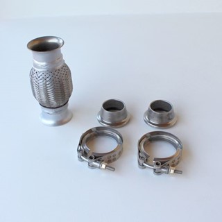 Bild von Kompensator-Kit 40 x 100mm komplett; länge 200mm, Anschweisstück M=AD42.4mm x ID38.5mm