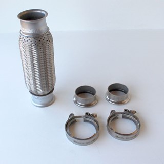 Bild von Kompensator-Kit 57 x 200mm komplett; länge 315mm, Anschweisstück M=AD60.3mm x ID57mm