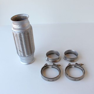 Bild von Kompensator-Kit 77 x 200mm komplett; länge 315mm, Anschweisstück M=AD80mm x ID76mm