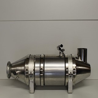 Bild von SMF-AR System 8.1m² axial-radial 24 Volt mit ECU-Steuerung. Der Einkaufspreis beinhaltet ein Messrohr (Venturi) 100mm und eine Anschlussflansch nach Wahl, 80/100/130 mm, inkl. Dichtung.