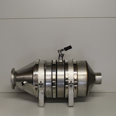 Bild von SMF-AR 5.4m² clean-life System,  axial-axial 24 Volt inkl. Niveauanzeige. Der Einkaufspreis beinhaltet einen Anschlussflansch nach Wahl, 80/100/130 mm inkl. Dichtung.
