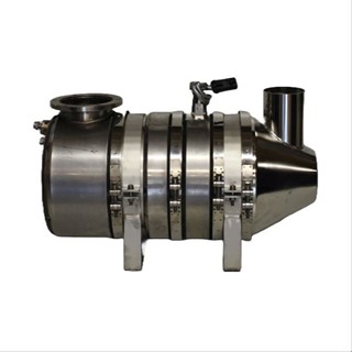 Bild von SMF-AR 5.4m² clean-life System, radial-radial 24 Volt inkl. Niveauanzeige. Der Einkaufspreis beinhaltet einen Anschlussflansch nach Wahl, 80/100/130 mm inkl. Dichtung.