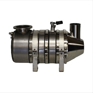 Bild von SMF-AR System 5.4 m² radial-radial 24 Volt mit ECU-Steuerung. Der Einkaufspreis beinhaltet ein Messrohr (Venturi) 100mm und einen Anschlussflansch nach Wahl, 80/100/130 mm inkl. Dichtung.