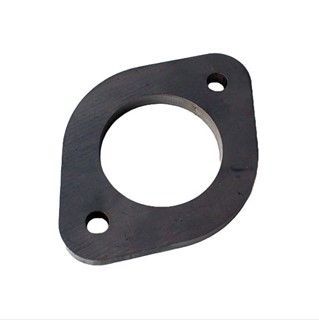 Bild von Flansch oval ø50mm 1.2/1.8/2.7/KM01, Lochabstand 80mm M8 (B112xH80mm)