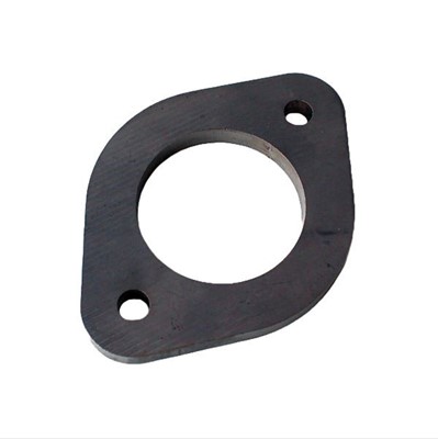 Bild von Flansch oval ø50mm 1.2/1.8/2.7/KM01, Lochabstand 80mm M8 (B112xH80mm)