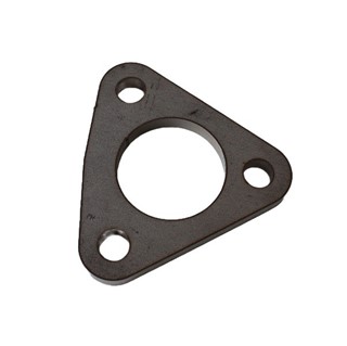 Bild von Flansch 3-eckig universal Kubota ø38mm, Lochabstand 56/56/59 mm M8 