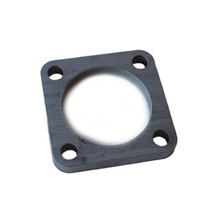 Bild von Flansch 4-eckig Zebra ø 50mm, Lochabstand 50mm M8 (68x68mm)