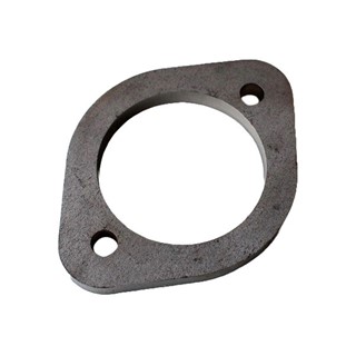 Bild von Flansch oval ø60mm 1.2/1.8/2.7/KM01, Lochabstand 80mm M8(B112xH80mm)