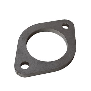 Bild von Flansch oval ø63.5mm zu 3.6/3.8, Lochabstand 100mm M10  (B130xH90mm) zu Flexrohrverbinder 83 00 8518