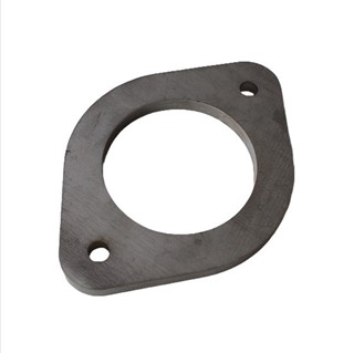 Bild von Flansch oval ø70mm zu EK80/KM0, Lochabstand 110mm M8 (B144xH110mm)