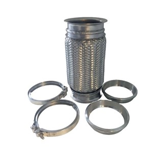 Bild von Kompensator 103 x 200mm komplett; länge 300mm, Anschweisstück M=AD105mm x ID101mm