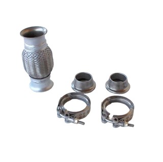 Bild von Kompensator-Kit 40 x 100mm komplett; länge 200mm, Anschweisstück M=AD42.4mm x ID38.5mm