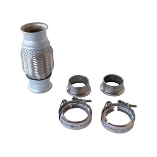 Bild von Kompensator-Kit 51 x 100mm komplett; länge 215mm, Anschweisstück M=AD49mm x ID45mm