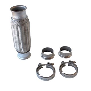 Bild von Kompensator-Kit 57 x 200mm komplett; länge 315mm, Anschweisstück M=AD60.3mm x ID57mm