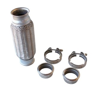 Bild von Kompensator-Kit 65 x 200mm komplett; länge 315mm, Anschweisstück M=AD60.3mm x ID57mm