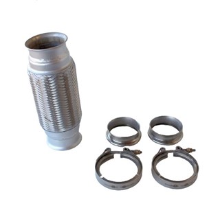 Bild von Kompensator-Kit 77 x 200mm komplett; länge 315mm, Anschweisstück M=AD80mm x ID76mm