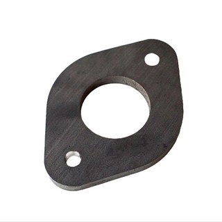 Bild von Flansch oval ø40mm 1.2/1.8/2.7/KM01, Lochabstand 80mm M (B112xH80mm)