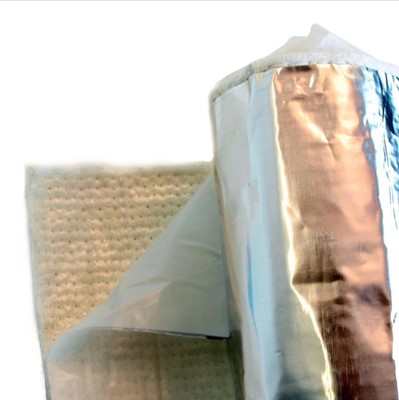 Bild von Lärm - Hitzeschutzisolation selbstklebend 1m x 1.6m x 7mm, Kleber bis 200°C hitzebeständig, Anwendungstemperatur 550°C