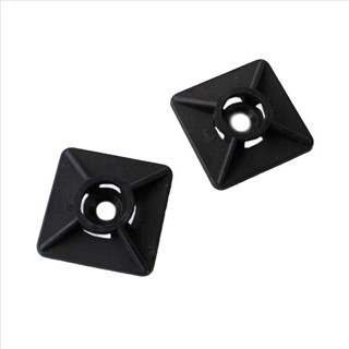 Bild von Klebesockel für Kabelbinder schwarz 