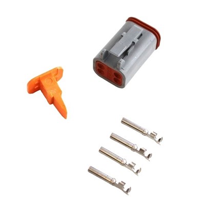 Bild von Deutsch Stecker-KitW DT064S 4-polig komplett