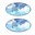 Bild von Servicekleber clean-life oval, blau 167 x 89 mm 