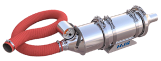 Image de SMF-ER 2.7m² Filtre collecteur en métal fritté axial-axial, jusqu'à 3.2 l et 60 kw
